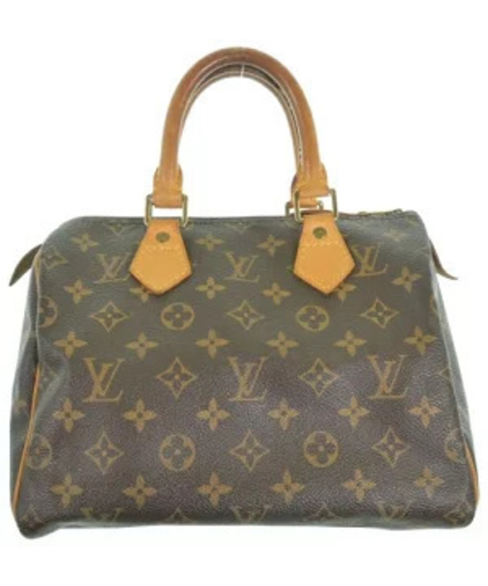 LOUIS VUITTON Boston Bag Brown All over pattern